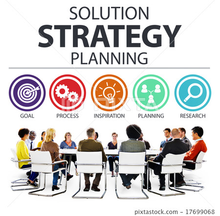 Strategy Business Goals Solution Success Concept Strategy Business Goals Solution Success Concept 17699068