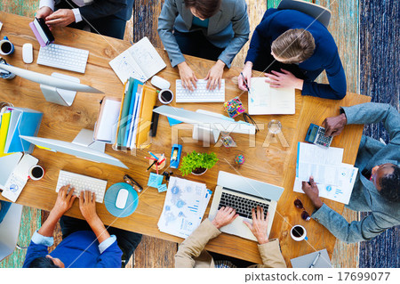 Business People Working Office Corporate Team Concept Business People Working Office Corporate Team Concept 17699077