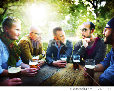 People Beer Drinking Party Friendship Concept People Beer Drinking Party Friendship Concept 17699078