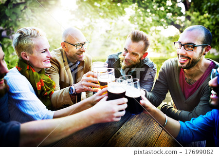 Friends Party Outdoors Celebration Happiness Concept Friends Party Outdoors Celebration Happiness Concept 17699082