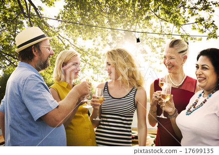 Diverse People Party Togetherness Friendship Concept 17699135