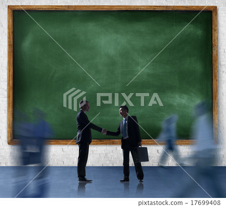 Business People Handshake Greeting Agreement Corporate Concept 17699408
