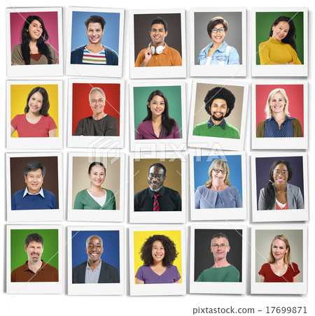 People Diversity Faces Human Face Portrait Community Concept 17699871