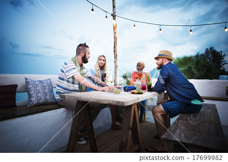 Diverse Ethnic Friendship Party Leisure Happiness Concept 17699982