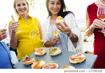 Diverse People Luncheon Outdoors Hanging out Concept Diverse People Luncheon Outdoors Hanging out Concept 17700102