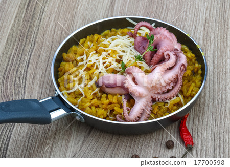 Risotto with octopus Risotto with octopus 17700598