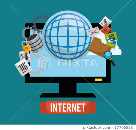 Internet, design - Stock Illustration [17706558] - PIXTA