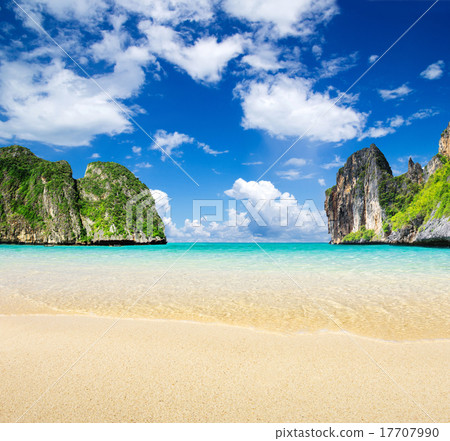 beach and tropical sea 17707990
