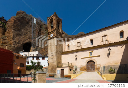 Plaza Mayor - main square of Los Fayos 17709113