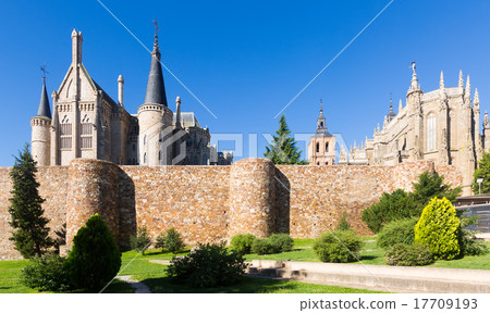 Town walls. Astorga, Spain Town walls. Astorga, Spain 17709193