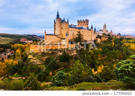 Alcazar of Segovia in day time 17709263