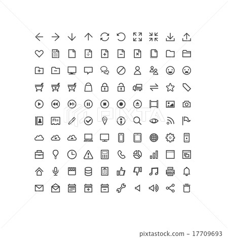 Simple basic icon Simple basic icon 17709693