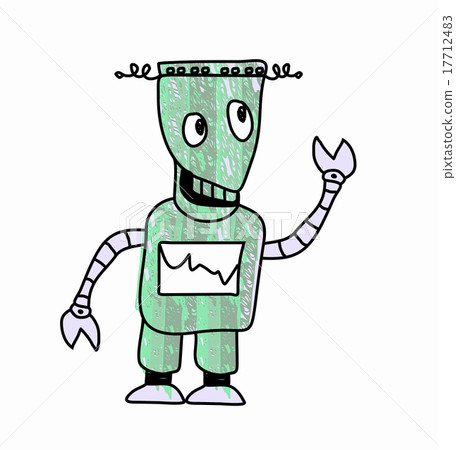 Robot Sketch doodle Vector Robot Sketch doodle Vector 17712483