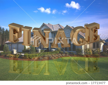 FINACE- inscription of bright letters on garden FINACE- inscription of bright letters on garden 17713477