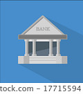 Bank icon flat vector illustration 17715594