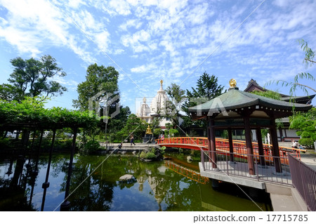 Kawasaki Daishi Tsuru no Pond and Yasuragi Bridge Kawasaki Daishi Tsuru no Pond and Yasuragi Bridge 17715785