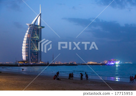 阿拉伯聯合酋長國迪拜的 Burj Al Arab 阿拉伯聯合酋長國迪拜的 Burj Al Arab 17715953