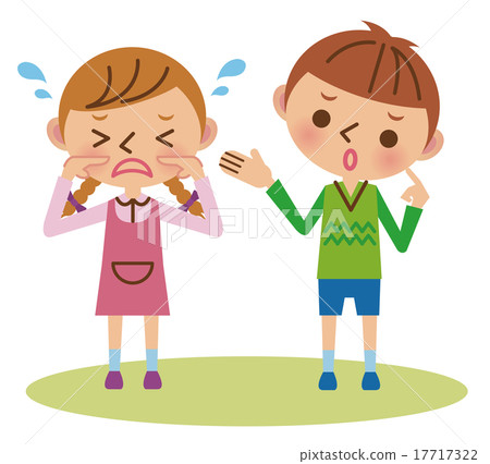 A boy in trouble with a girl who cries A boy in trouble with a girl who cries 17717322