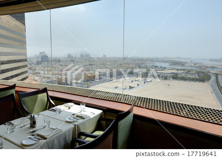 Restaurant Interior of the luxury hotel Restaurant Interior of the luxury hotel 17719641