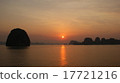 日落在下龍灣，越南 17721216