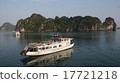 客船在下龍灣，越南 17721218