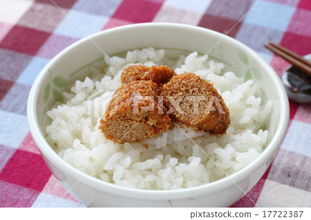 Sweet-and-sour slime of Tarako and rice Sweet-and-sour slime of Tarako and rice 17722387
