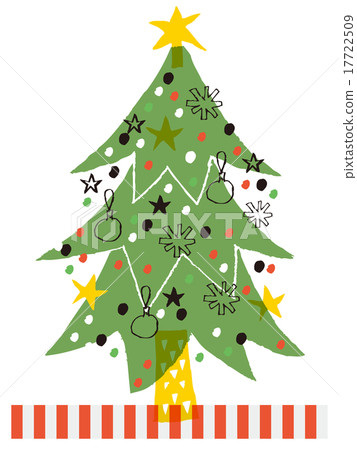 聖誕樹_手寫樣式 17722509