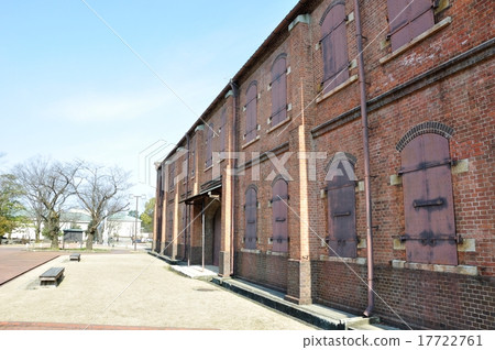 石川縣歷史博物館,金澤市,石川縣的磚牆和廣場 石川縣歷史博物館,金澤市,石川縣的磚牆和廣場 17722761