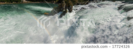 rhine waterfalls in Switzerland detail 17724326