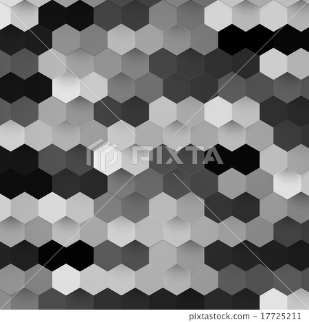 Vector abstract color 3d hexagonal. 17725211