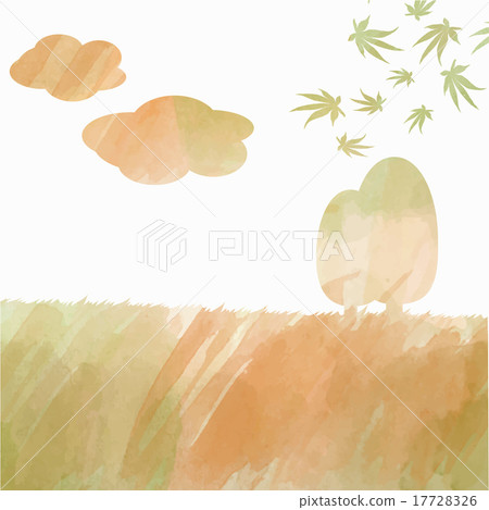 double exposure watercolor autumn landscape double exposure watercolor autumn landscape 17728326