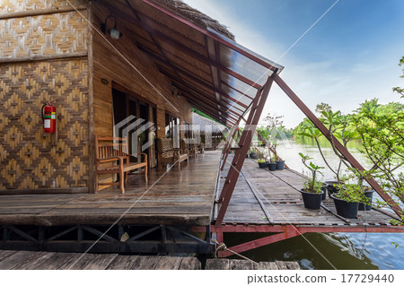 Raft resort at Kwai noi river 17729440