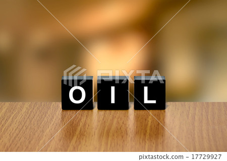 crude oil on black block crude oil on black block 17729927