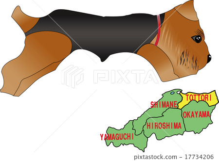 地圖動物鳥取狗 17734206