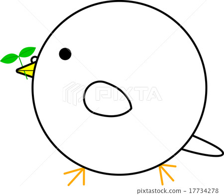 Maruko (pigeon with young leave) Maruko (pigeon with young leave) 17734278