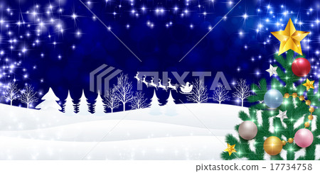 Christmas fir tree background 17734758