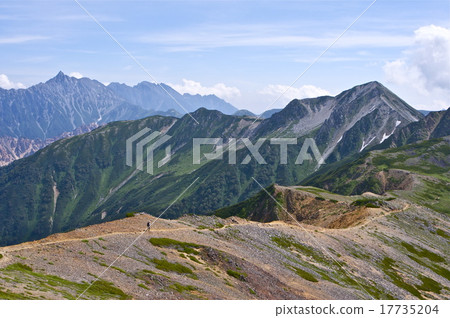 Northern Alps Longitudinal Run with the Nature Spring Mountains Backdrop Northern Alps Longitudinal Run with the Nature Spring Mountains Backdrop 17735204