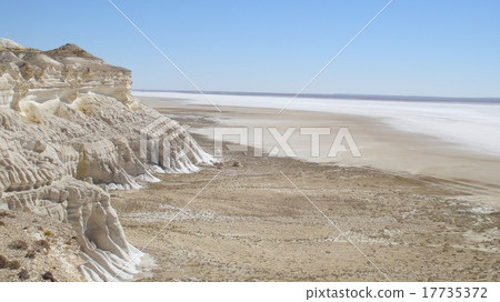 哈薩克斯坦Tuzbaile鹽湖 17735372