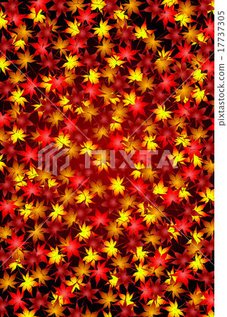 Autumn Leaves B Mix Background Black Red Gradet - Stock Illustration  [17737305] - PIXTA