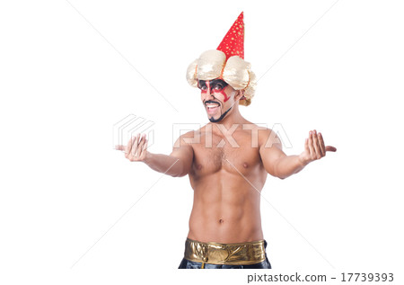 Ripped magician isolated on white Ripped magician isolated on white 17739393