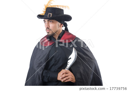 Pirate isolated on the white Pirate isolated on the white 17739756