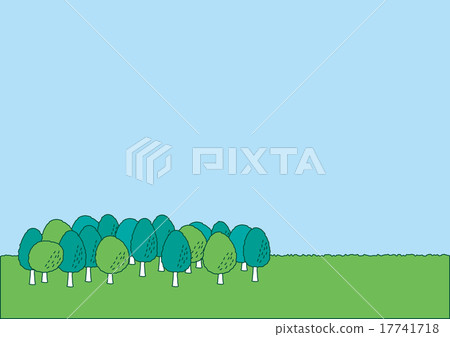 森林景觀_漫畫風格 17741718