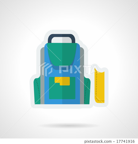 School accessories flat vector icon 17741916