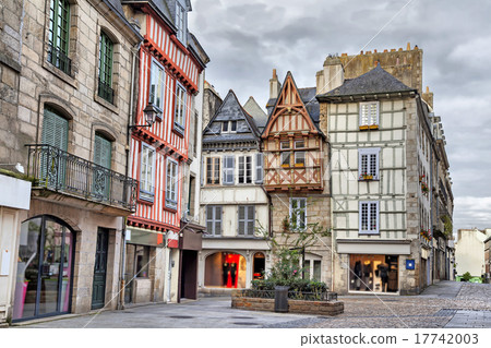 Traditional houses in the historic part of Quimper Traditional houses in the historic part of Quimper 17742003