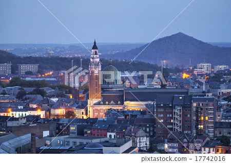 Aerial view on the centre of Charleroi Aerial view on the centre of Charleroi 17742016