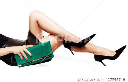 High heels and legs and handbags 17742749