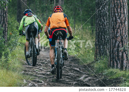 two mountainbiker two mountainbiker 17744828