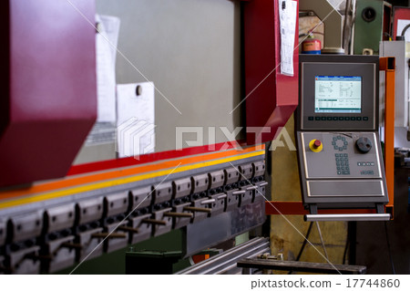 Manufacturing workshop. Image of bending machine 17744860