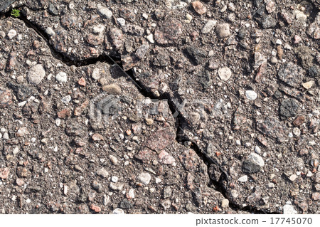 Old worn and cracked asphalt Old worn and cracked asphalt 17745070