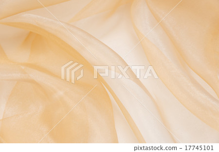 Pale pink organza fabric with folds 17745101
